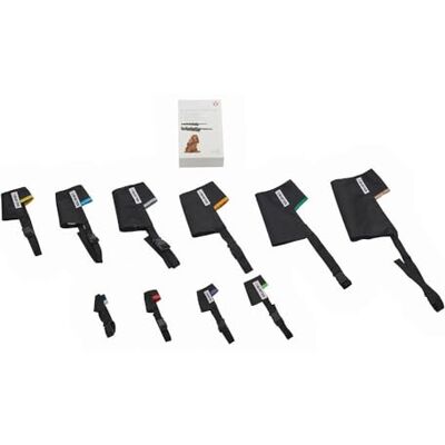 KRUUSE PET Easy-ID XXS-5XL nylon muilkorf, set van 10 stuks, 3600 W, 1 liter, 44 decibel, kunststof KRUUSE PET Easy-ID XXS-5XL nylon muilkorf, set van 10 stuks, 3600 W, 1 liter, 44 decibel, kunststof