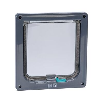 Karlie Kattenluik met 2-weg-sluiting, breedte 19,2 cm, hoogte 20 cm, antraciet Karlie Kattenluik met 2-weg-sluiting, breedte 19,2 cm, hoogte 20 cm, antraciet