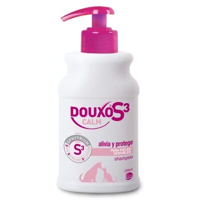 Douxo S3 Calm Shampoo voor honden en katten, hygiëne voor de gevoelige huid, verlicht en beschermt, hypoallergene geur, 200 ml Douxo S3 Calm Shampoo voor honden en katten, hygiëne voor de gevoelige huid, verlicht en beschermt, hypoallergene geur, 200 ml