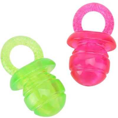 Saluaqui Sturdy Pet om op de fopspeen te kauwen met geïntegreerd geluid voor honden en katten, veilig, TPR-materiaal, verlicht verveling Saluaqui Sturdy Pet om op de fopspeen te kauwen met geïntegreerd geluid voor honden en katten, veilig, TPR-materiaal, verlicht verveling