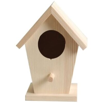 Artemio 14001471 nestkast om te decoreren, hout, meerkleurig, 7,5 x 7 x 14 cm Artemio 14001471 nestkast om te decoreren, hout, meerkleurig, 7,5 x 7 x 14 cm