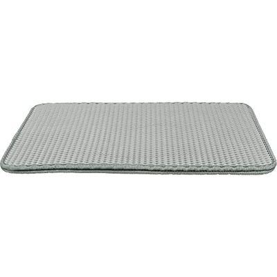 TRIXIE 40365 kattenbakmat, 40 x 70 cm, grijs, dubbellaags, vormvast EVA, met sluiting TRIXIE 40365 kattenbakmat, 40 x 70 cm, grijs, dubbellaags, vormvast EVA, met sluiting