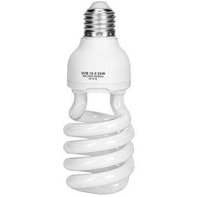 Zerodis Lamp voor reptielen, E27, 26 W, 220-250 V, woestijn, reptiel, terrarium, uv-lamp, calcium, ultraviolette lamp voor hagedisschildpad, vetplanten Zerodis Lamp voor reptielen, E27, 26 W, 220-250 V, woestijn, reptiel, terrarium, uv-lamp, calcium, ultraviolette lamp voor hagedisschildpad, vetplanten