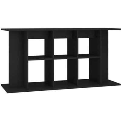 vidaXL Aquariumhouder, aquariumkast met opslag, basismeubel voor aquarium, interieurdecoratie, zwart hout vidaXL Aquariumhouder, aquariumkast met opslag, basismeubel voor aquarium, interieurdecoratie, zwart hout
