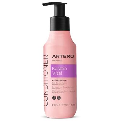 ARTERO Keratine Vital Conditioner, 90 ml, voor honden en katten, onmiddellijke regeneratie, zachtheid en glans voor een sterke en beschermde vacht, anti-kroeseffect ARTERO Keratine Vital Conditioner, 90 ml, voor honden en katten, onmiddellijke regeneratie, zachtheid en glans voor een sterke en beschermde vacht, anti-kroeseffect