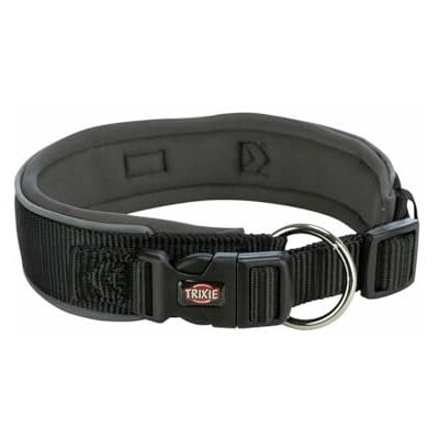 TRIXIE Premium hondenhalsband, zwart, grafiet XS/S, 27-35 cm, merk: , EAN: 4053032658561 TRIXIE Premium hondenhalsband, zwart, grafiet XS/S, 27-35 cm, merk: , EAN: 4053032658561