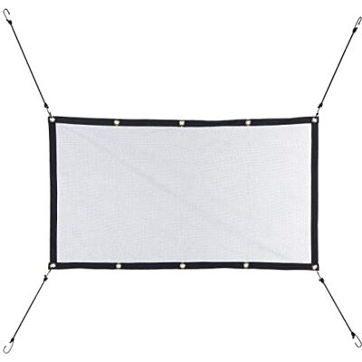 Relaxdays Auto-opbergnet, hondenscheider, 65 x 115 cm, universeel, met elastische touwen, zwart Relaxdays Auto-opbergnet, hondenscheider, 65 x 115 cm, universeel, met elastische touwen, zwart