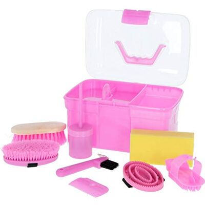 Covalliero Kerbl 321766 borsteldoos voor kinderen, roze Covalliero Kerbl 321766 borsteldoos voor kinderen, roze