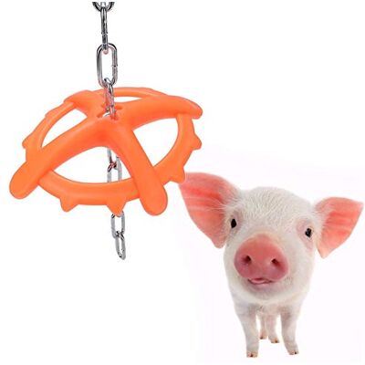 HEEPDD Plastic speelgoed om op te hangen om te kauwen voor biggen om op te hangen HEEPDD Plastic speelgoed om op te hangen om te kauwen voor biggen om op te hangen