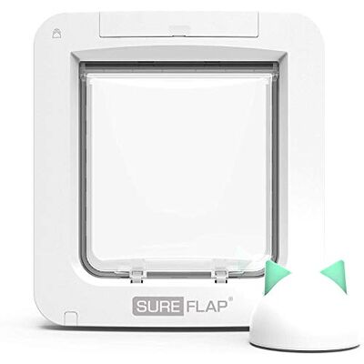 SureFlap Sure Petcare Smart Huisdier Huisdierdeur met Hub, Mobiele App Control, Nachtklok, Voor Katten en Kleine Honden, Installatie in Deuren SureFlap Sure Petcare Smart Huisdier Huisdierdeur met Hub, Mobiele App Control, Nachtklok, Voor Katten en Kleine Honden, Installatie in Deuren