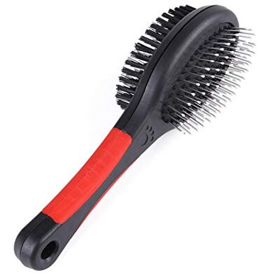Yosoo Health Gear Huisdier Borstel Dubbelzijdige Hond Kat Borstel Huisdier Verzorging Haarverlies Removal Tool Voor Honden Katten Puppy (L) Yosoo Health Gear Huisdier Borstel Dubbelzijdige Hond Kat Borstel Huisdier Verzorging Haarverlies Removal Tool Voor Honden Katten Puppy (L)