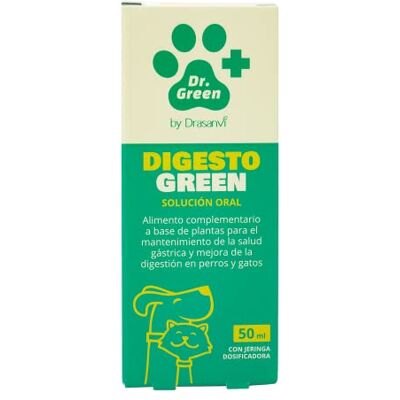 Drasanvi DR Green DIGESTOGREEN SOLUTION ORALE by behoud van de maaggezondheid glutenvrij 50 ml Drasanvi DR Green DIGESTOGREEN SOLUTION ORALE by behoud van de maaggezondheid glutenvrij 50 ml