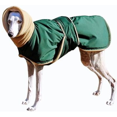 CMZYBBD Warm en waterdicht hondenkostuum Dikke jas voor middelgrote tot grote honden, ideaal voor windhonden, wolfshonden, herders en meer, groen-XXXL CMZYBBD Warm en waterdicht hondenkostuum Dikke jas voor middelgrote tot grote honden, ideaal voor windhonden, wolfshonden, herders en meer, groen-XXXL
