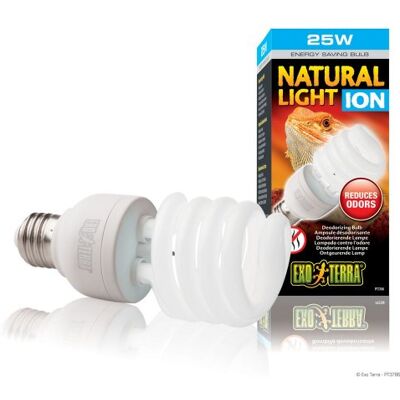 Exo Terra Exoterra Compacte fluorescentielamp Natural Light Ion voor reptielen en amfibieën, 25 W Exo Terra Exoterra Compacte fluorescentielamp Natural Light Ion voor reptielen en amfibieën, 25 W