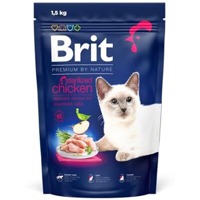Brit Volwassen kattenvoer kip 1,5 kg Brit Volwassen kattenvoer kip 1,5 kg