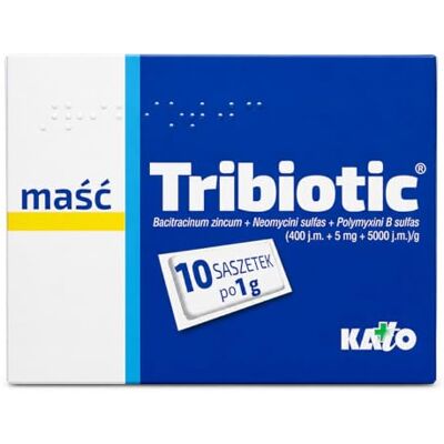 TRIBIOTIC Zalf 10 zakjes van elk 1 g TRIBIOTIC Zalf 10 zakjes van elk 1 g