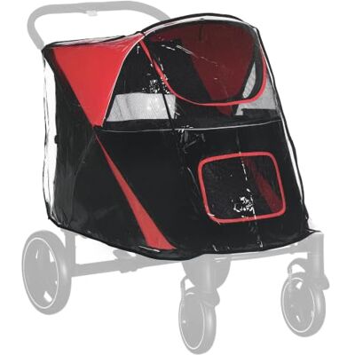 Pawhut Regenhoes voor kinderwagen voor grote en middelgrote honden Pawhut Regenhoes voor kinderwagen voor grote en middelgrote honden