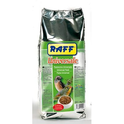 Raff Valpet Pastone Universele jeneverbessensmaak voor secde vogels, 1 zak van 1 kg Raff Valpet Pastone Universele jeneverbessensmaak voor secde vogels, 1 zak van 1 kg
