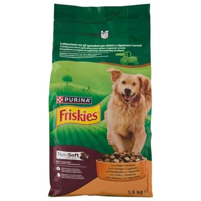 Friskies Nutrisoft Droogvoer Kip, 1,5 kg Friskies Nutrisoft Droogvoer Kip, 1,5 kg