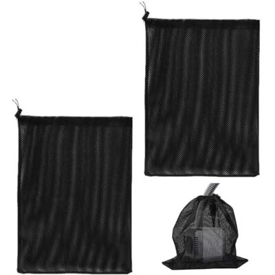GYWHOOFT 2 stuks filterzakken voor pomp, filterzakken voor vijverpomp, filterzak voor aquarium, filterzak met trekkoord, filterzak voor aquarium, tuin GYWHOOFT 2 stuks filterzakken voor pomp, filterzakken voor vijverpomp, filterzak voor aquarium, filterzak met trekkoord, filterzak voor aquarium, tuin
