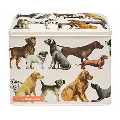 Emma Bridgewater blikken doos met hondenmotief, 185 x 1250 x 145 mm Emma Bridgewater blikken doos met hondenmotief, 185 x 1250 x 145 mm