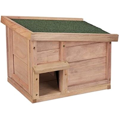 Relaxdays Hedgehog Hout Hedgehog Hotel met Vloer 2 Slaapkamers Winter Egels Zitplaats Tuin 30 x 40 x 34 cm (h x b x d) lichtbruin Relaxdays Hedgehog Hout Hedgehog Hotel met Vloer 2 Slaapkamers Winter Egels Zitplaats Tuin 30 x 40 x 34 cm (h x b x d) lichtbruin