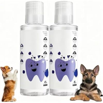 Loxmcvuy PawBright Dental Plus, Natural, Geurloos & Flavorless formule ter bestrijding van taart, bevordert gezonde kauwgom en frisse ademhaling. Eenvoudig dagelijks gebruik voor alle dieren Loxmcvuy PawBright Dental Plus, Natural, Geurloos & Flavorless formule ter bestrijding van taart, bevordert gezonde kauwgom en frisse ademhaling. Eenvoudig dagelijks gebruik voor alle dieren