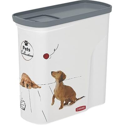 Curver PetLife Hondenvoerbak, 2 kg, container voor dierenvoer, 20,5 x 8,6 x 19,40 cm Curver PetLife Hondenvoerbak, 2 kg, container voor dierenvoer, 20,5 x 8,6 x 19,40 cm