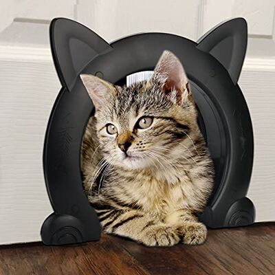 ikuso Kattendeur voor binnendeur, binnendeur voor katten, huisdierdeur, 26,8 x 6,2 x 23 cm (L) ikuso Kattendeur voor binnendeur, binnendeur voor katten, huisdierdeur, 26,8 x 6,2 x 23 cm (L)