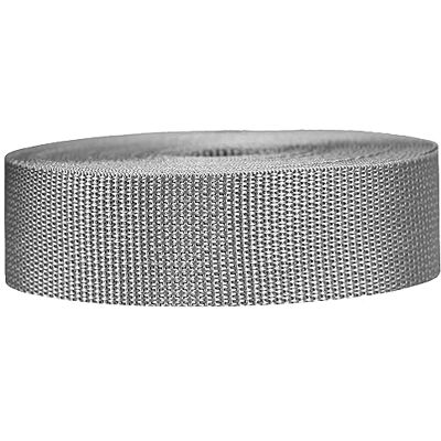 Strapworks Lichtgewicht polypropyleen riem Polyethyleen riem voor reparatie van doe-het-zelf buitenuitrusting, halsbanden voor huisdieren, knutselen, 3,8 cm x 45,2 m, grijs Strapworks Lichtgewicht polypropyleen riem Polyethyleen riem voor reparatie van doe-het-zelf buitenuitrusting, halsbanden voor huisdieren, knutselen, 3,8 cm x 45,2 m, grijs