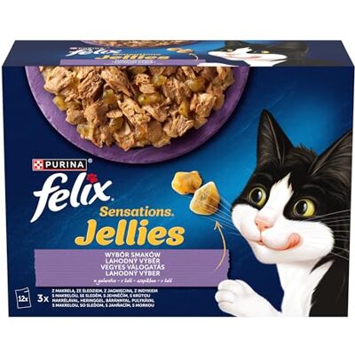 Felix Purina Sensations Kattenvoer Kalkoen Lam 12 x 85 g Felix Purina Sensations Kattenvoer Kalkoen Lam 12 x 85 g