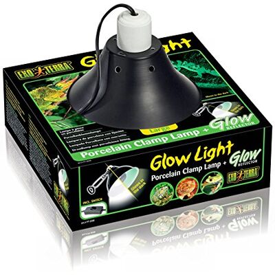 Exo Terra Exoterra Klemlamp met fitting van porselein/lichtreflector voor reptielen, 25 cm Exo Terra Exoterra Klemlamp met fitting van porselein/lichtreflector voor reptielen, 25 cm