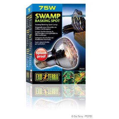 Exo Terra Exoterra Swamp Basking Spot Lamp voor reptielen en amfibieën, 75 W Exo Terra Exoterra Swamp Basking Spot Lamp voor reptielen en amfibieën, 75 W