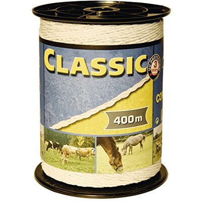 Kerbl 449113 Classic hekgaas, 9-aderig, wit, lengte 400 m Kerbl 449113 Classic hekgaas, 9-aderig, wit, lengte 400 m