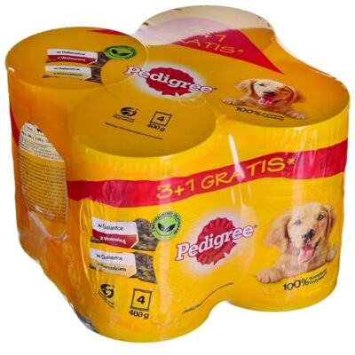 Pedigree Natvoer Kip Rundvlees 4 x 400 g Pedigree Natvoer Kip Rundvlees 4 x 400 g
