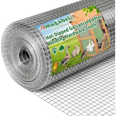 AMAGABELI GARDEN & HOME Amagabeli Kippendraad 0,5 Mx25 M 12,7 mm gaten 0,7 mm /22 meter, verzinkt zeshoekig gaas hekwerk warm gedompeld draad gevogelte net konijn hond hardware doek tuin dier behuizing AMAGABELI GARDEN & HOME Amagabeli Kippendraad 0,5 Mx25 M 12,7 mm gaten 0,7 mm /22 meter, verzinkt zeshoekig gaas hekwerk warm gedompeld draad gevogelte net konijn hond hardware doek tuin dier behuizing