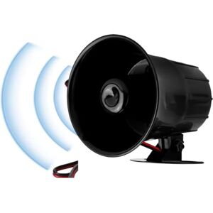 Sonew Alarm sirene 110db bedraad akoestisch alarm luidspreker voor huisbeveiligingssysteem, zwart. Sonew Alarm sirene 110db bedraad akoestisch alarm luidspreker voor huisbeveiligingssysteem, zwart.