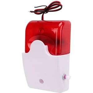 Luqeeg Mini-stroboscoop, bekabeld, sirene, knipperlicht, rood, stroboscoop-alarm, knipperende hoorn, vlamvertragend materiaal van ABS-kunststof, led, geïntegreerd, elektrische sirene, huisbeveiliging, Luqeeg Mini-stroboscoop, bekabeld, sirene, knipperlicht, rood, stroboscoop-alarm, knipperende hoorn, vlamvertragend materiaal van ABS-kunststof, led, geïntegreerd, elektrische sirene, huisbeveiliging,