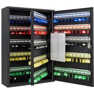 ARREGUI PL200EN Sleutelkast met 200 verstelbare haken, sleutelbox van staal met elektronisch slot IP65, sleutelkast met cijferslot, programmeerbare codes, 55 x 38 x 14 cm ARREGUI PL200EN Sleutelkast met 200 verstelbare haken, sleutelbox van staal met elektronisch slot IP65, sleutelkast met cijferslot, programmeerbare codes, 55 x 38 x 14 cm