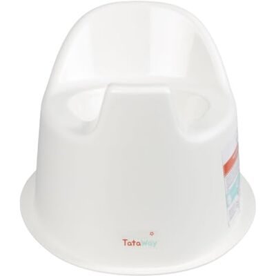 Tataway Anatomische pot in wit: comfort, stabiliteit en veiligheid om je kind op natuurlijke wijze te begeleiden in de overgang naar het glas Tataway Anatomische pot in wit: comfort, stabiliteit en veiligheid om je kind op natuurlijke wijze te begeleiden in de overgang naar het glas