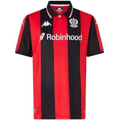 Kappa Kombat Home OGC Nice shirt voor kinderen, rood Kappa Kombat Home OGC Nice shirt voor kinderen, rood