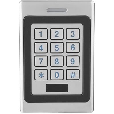 VBESTLIFE Toegangscontrole, IP67 waterdichte deur, RFID-controlesysteem met achtergrondverlichting, toegangscontrole voor codedeur en ID-kaart met alarm voor thuis, kantoor en woonkamer VBESTLIFE Toegangscontrole, IP67 waterdichte deur, RFID-controlesysteem met achtergrondverlichting, toegangscontrole voor codedeur en ID-kaart met alarm voor thuis, kantoor en woonkamer