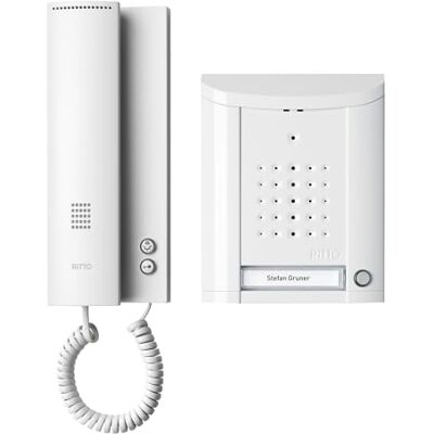 Schneider Electric Ritto Entravox 1841170 Entravox audio-intercomsysteem, complete set, wit Schneider Electric Ritto Entravox 1841170 Entravox audio-intercomsysteem, complete set, wit