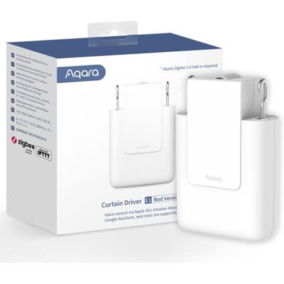 Aqara Slimme gordijnmotor E1 (stangenversie), vereist Zigbee 3.0 hub, elektrische smart-gordijnmotor voor afstandsbediening en huisautomatisering, ondersteunt HomeKit, Alexa, Google Assistant en IFTTT Aqara Slimme gordijnmotor E1 (stangenversie), vereist Zigbee 3.0 hub, elektrische smart-gordijnmotor voor afstandsbediening en huisautomatisering, ondersteunt HomeKit, Alexa, Google Assistant en IFTTT