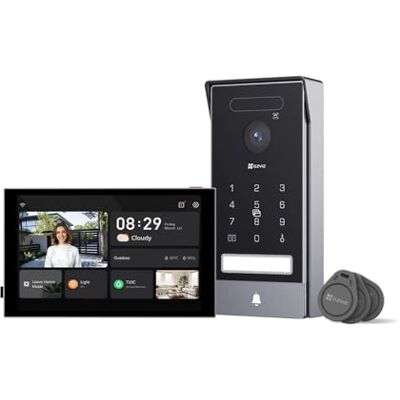 EZVIZ 4 K (8 MP) video-intercom, bekabeld, wifi, 2,4/5 GHz, HP7 Pro EZVIZ 4 K (8 MP) video-intercom, bekabeld, wifi, 2,4/5 GHz, HP7 Pro