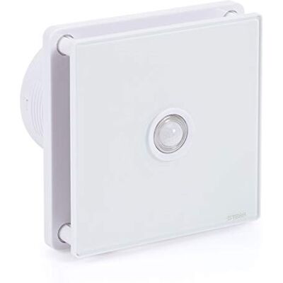 STERR Wit Badkamerventilator 100 mm met PIR Stille Badkamerventilator Moderne Badkamerventilator Badkamerventilator STERR Wit Badkamerventilator 100 mm met PIR Stille Badkamerventilator Moderne Badkamerventilator Badkamerventilator