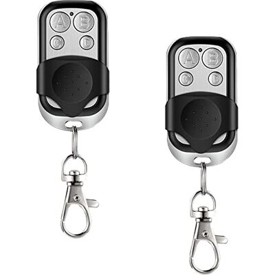 hd-line 2 x tel garage afstandsbediening voor garagedeur/poort, alarm, 433 MHz, zilverkleurig hd-line 2 x tel garage afstandsbediening voor garagedeur/poort, alarm, 433 MHz, zilverkleurig