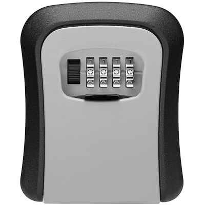 EarKings Sleutelkluis met cijfercode voor buiten, extra robuust en waterdicht met cijfercode, eenvoudige installatie, sleutelbox met code voor buiten, sleutelkluis met buitencode EarKings Sleutelkluis met cijfercode voor buiten, extra robuust en waterdicht met cijfercode, eenvoudige installatie, sleutelbox met code voor buiten, sleutelkluis met buitencode