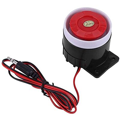 Duokon Yosoo DC 12 V mini alarmsirene voor thuis, sirene, alarmsysteem, 110 dB Duokon Yosoo DC 12 V mini alarmsirene voor thuis, sirene, alarmsysteem, 110 dB