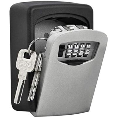 Nestling ® Sleutelkast, hoge veiligheid van de politie Safe Key Wand met 4 cijfers, sleutelsafe hoge veiligheid combinatie slot bewaren van sleutels Nestling ® Sleutelkast, hoge veiligheid van de politie Safe Key Wand met 4 cijfers, sleutelsafe hoge veiligheid combinatie slot bewaren van sleutels